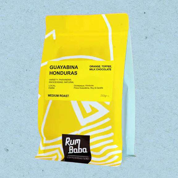 Rum Baba Honduras Guayabina - Medium Roast - Orange, Toffee, Milchschokolade Kaffee Rum Baba 250 Gramm 20.04.2026 - rhiinland.com