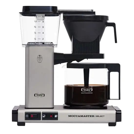 Moccamaster KBG Select mehrere Farben - DIE Filterkaffeemaschine Kaffeemaschine Moccamaster Matt Silver - rhiinland.com