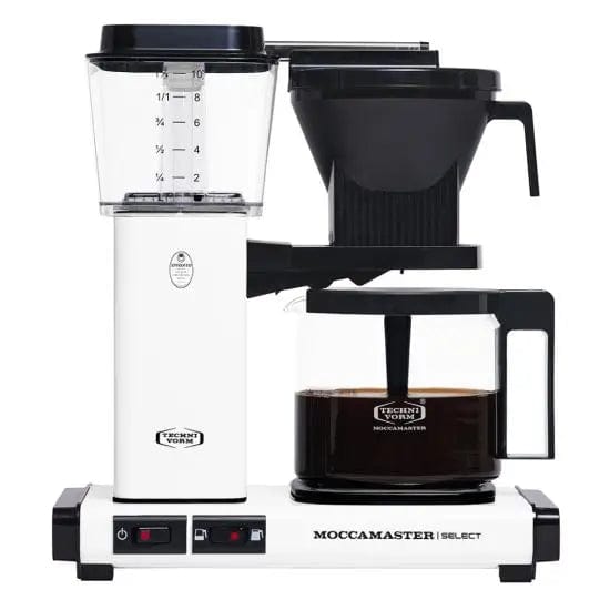 Moccamaster KBG Select mehrere Farben - DIE Filterkaffeemaschine Kaffeemaschine Moccamaster Matt White - rhiinland.com