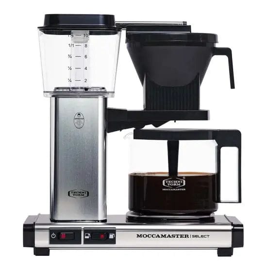 Moccamaster KBG Select mehrere Farben - DIE Filterkaffeemaschine Kaffeemaschine Moccamaster Polished Silver - rhiinland.com
