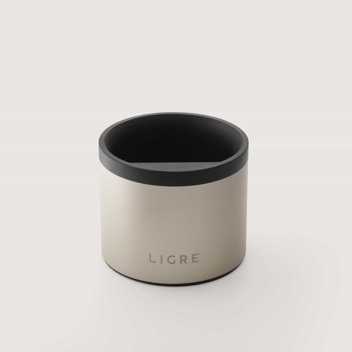 LIGRE Knockbox Abschlagbehälter in silver-beige