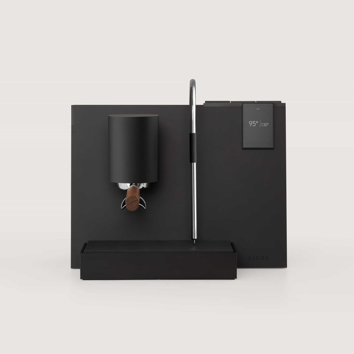LIGRE youn Espressomaschine in black-mat