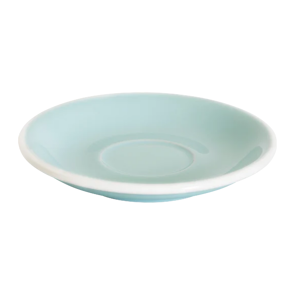 Loveramics Egg Cappuccino Untertasse 14,5 cm in River Blue, freigestellt