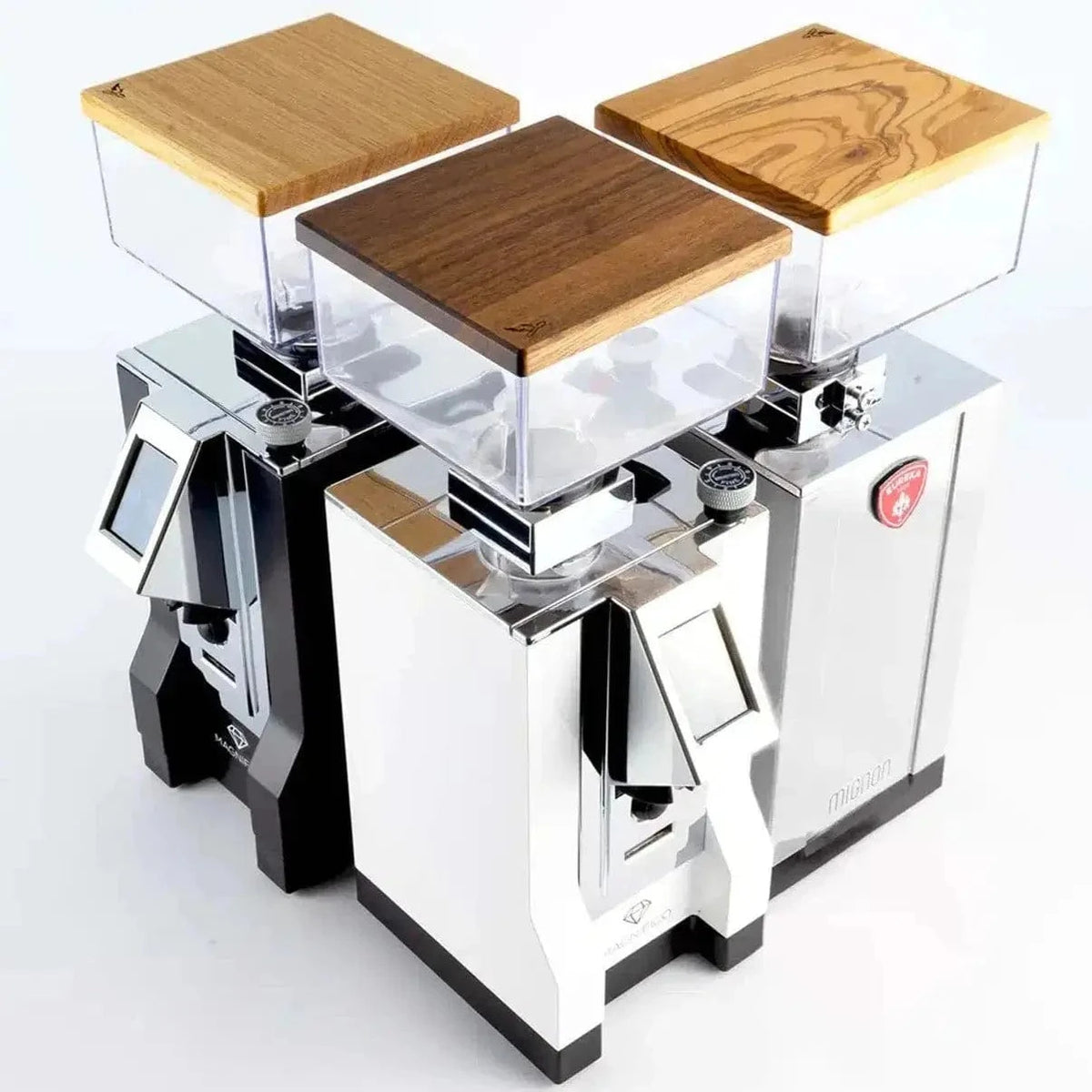 Brewspire Deckel für Eureka Mignon Nussholz Eichenholz Olivenholz Holzapplikationen Brewspire - rhiinland.com