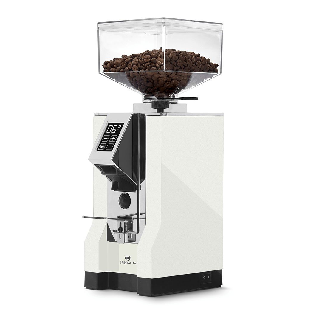 Eureka Mignon SPECIALITA - DIE Espressomühle für zu Hause Eureka Kaffeemühlen Weiß Textur rhiinland.com