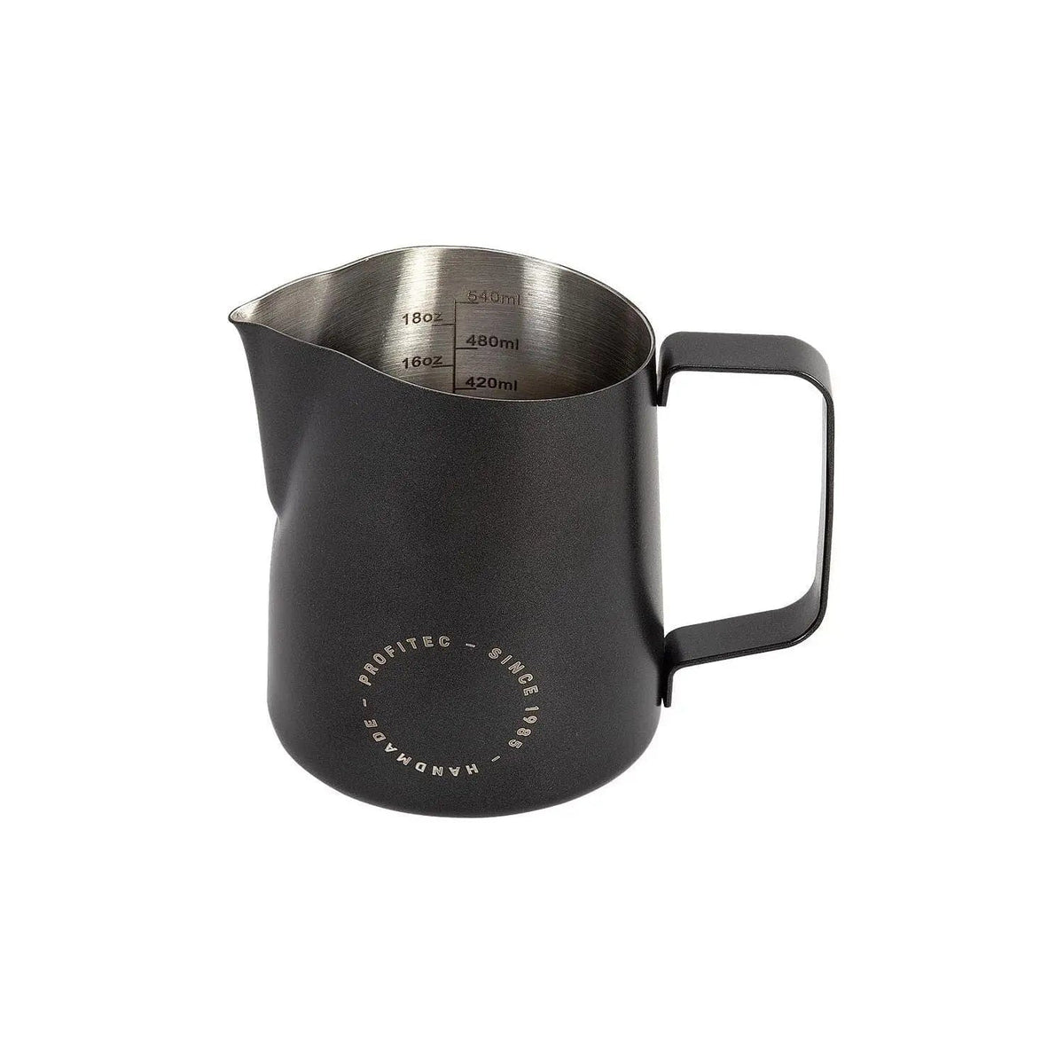 Profitec Milchkännchen Mattschwarz 550 ml / 19 oz Milchkännchen Profitec 550 ml - rhiinland.com