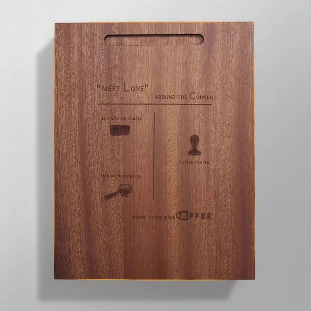 Lastforest Tampermatte & Waagenbasis aus Walnussholz – Das ultrastabile Fundament für dein Espresso-Handwerk Tamper Matte Lastaforest - rhiinland.com