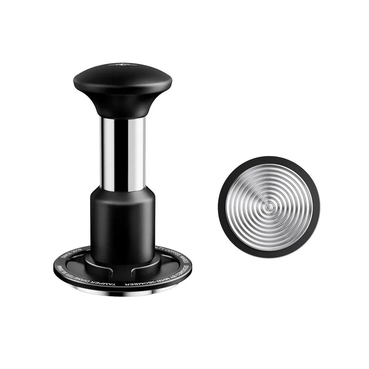 MHW-3BOMBER Knight Impact Tamper 58,35 mm – Präzision auf Knopfdruck Tamper MHW-3Bomber - rhiinland.com
