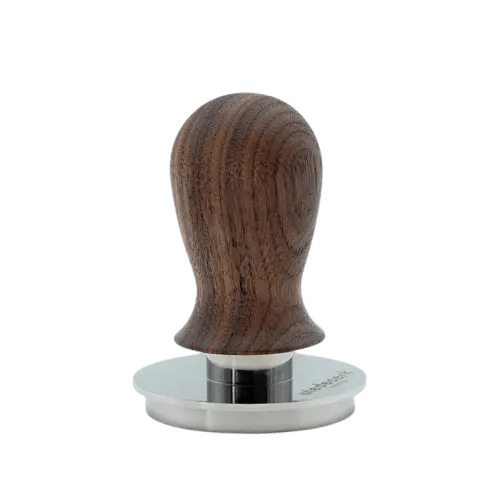 WIEDECENT Tamper V6 - Selbstausrichtend und druckreguliert Tamper Wiedemann Manufaktur Nussholz 58.48 mm - rhiinland.com