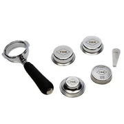 VBM Tasting Kit - Bodenloser E61 Siebträger, 3 Siebe, Dusche, Filter Remover Siebe VBM - rhiinland.com