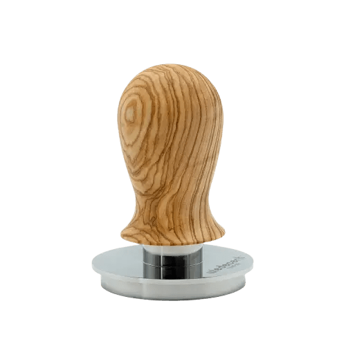 WIEDECENT Tamper V6 - Selbstausrichtend und druckreguliert Tamper Wiedemann Manufaktur Olivenholz 58.48 mm - rhiinland.com