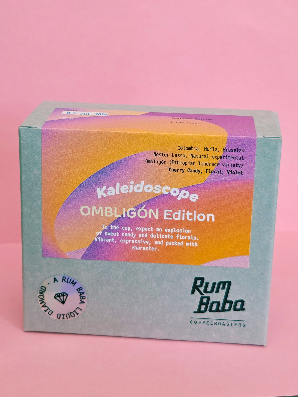 Verpackung der Rum-Baba-Reihe Liquid Diamonds