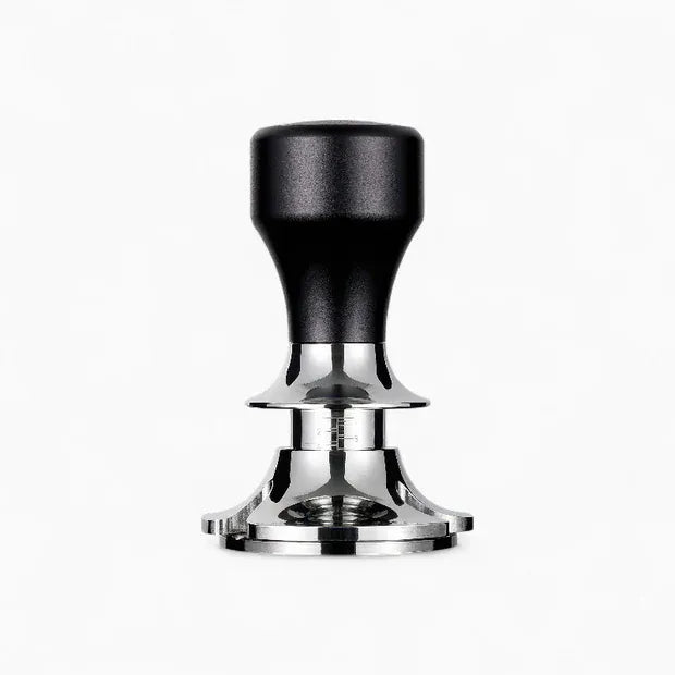 Kalibrierter & Selbstnivellierender Kaffeetamper 58 mm (Walnuss-Griff) – Perfektion für jeden Espresso-Shot Tamper Lastaforest Schwarz - rhiinland.com