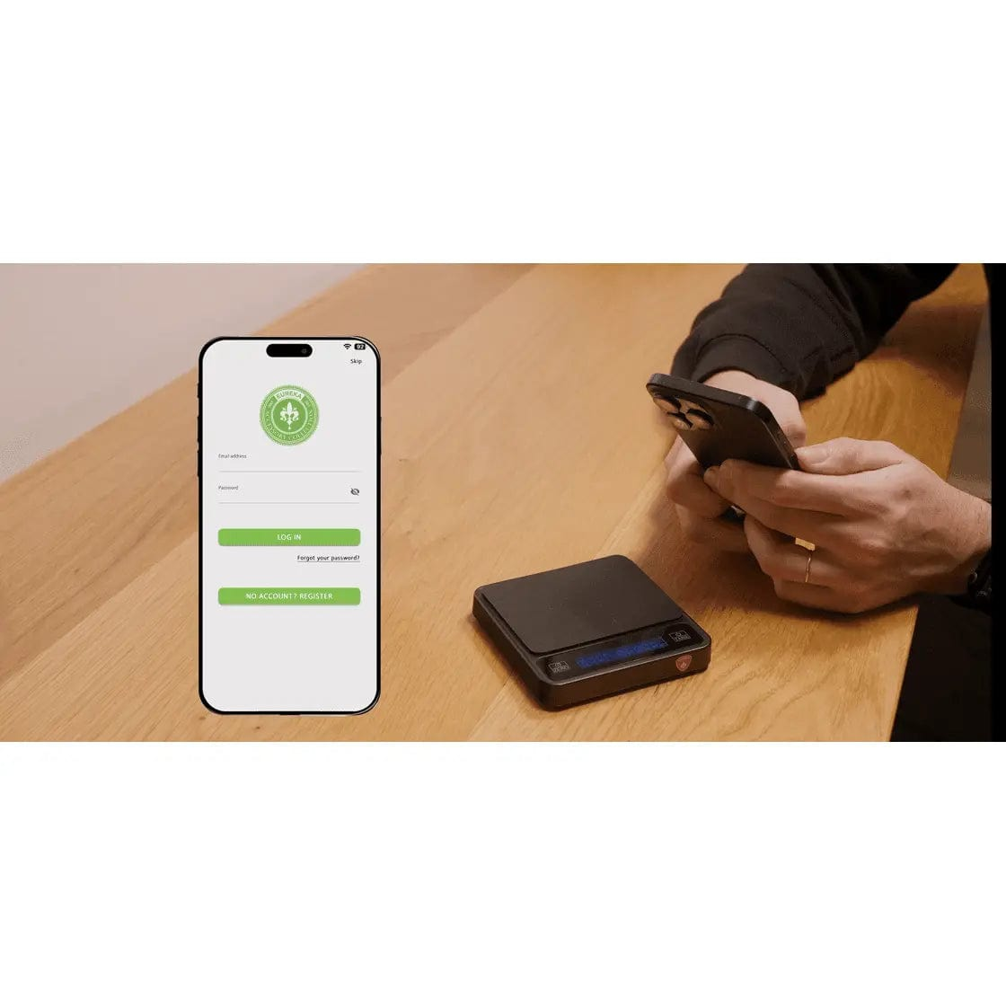Eureka Precisa Waage mit Bluetooth und neuer APP - Original Eureka-Zubehör - Kaffeewaage Waage Eureka - rhiinland.com