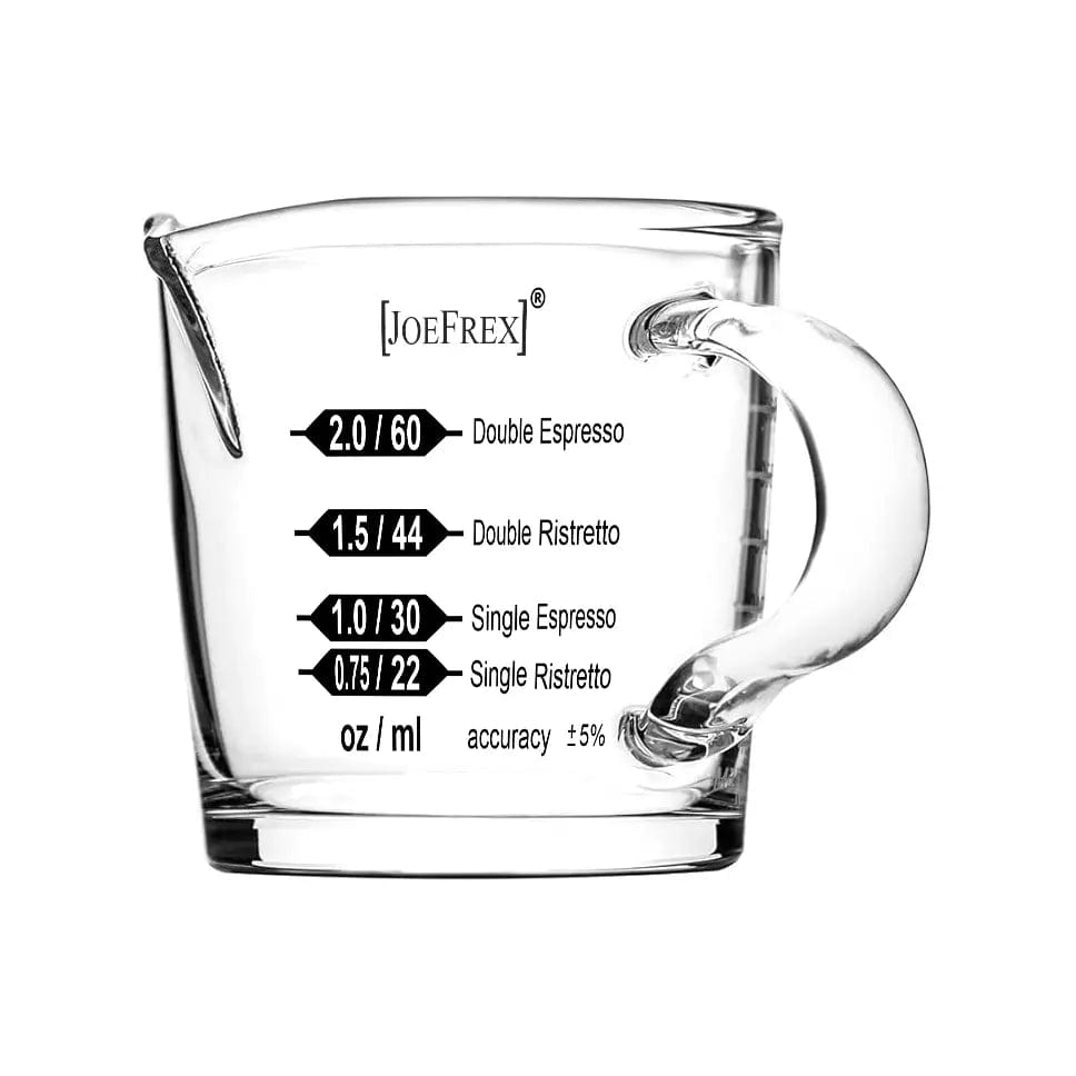 Espresso Shotglas Doppel-Auslauf - für Doppio Dosierbecher JoeFrex - rhiinland.com