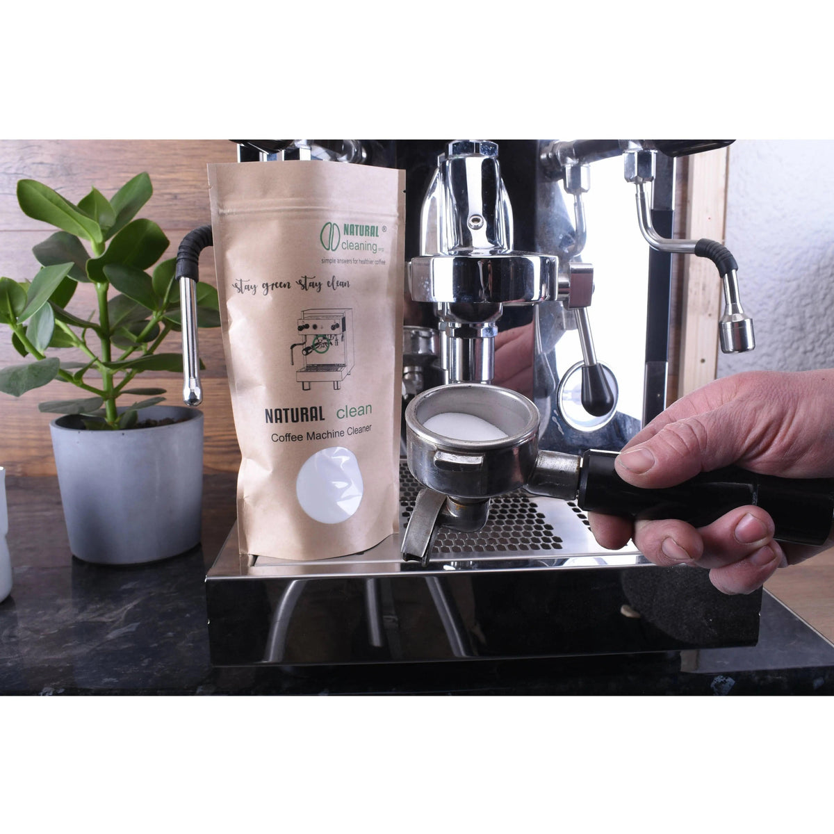 NATURAL clean 500g Kaffeemaschinen Reiniger aus Naturprodukten Blindsiebreinigung Reiniger und Entkalker JoeFrex - rhiinland.com