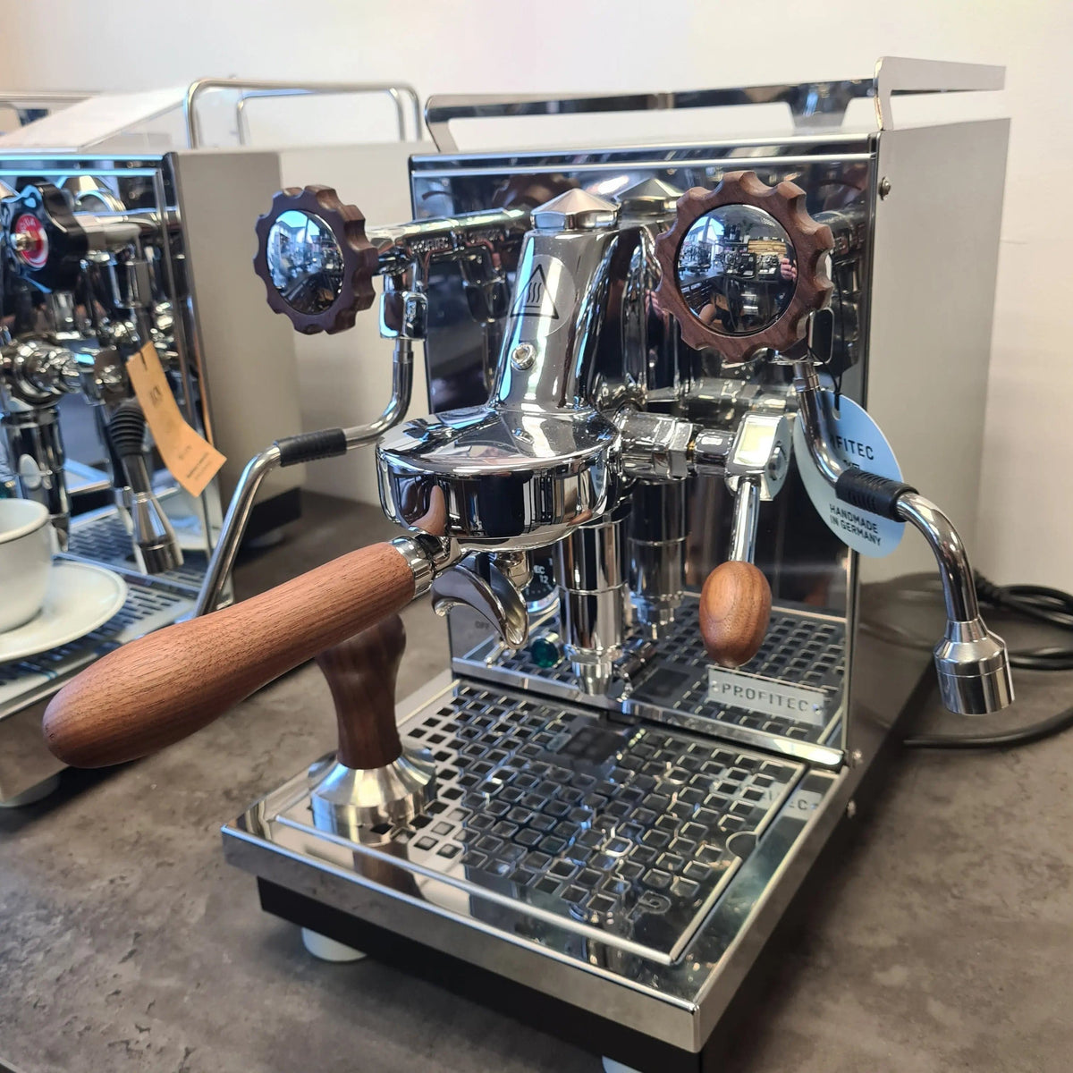 Brewspire Holz Nachrüstset für Profitec Pro 400 mit Drehrad Holzapplikationen Brewspire - rhiinland.com