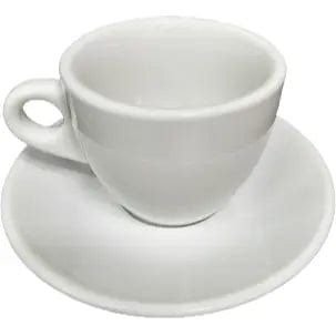 Portofino Cappuccino L Tasse und Unterasse Weiß von Nuova Point 190 ml Cappuccinotasse Nuova Point - rhiinland.com