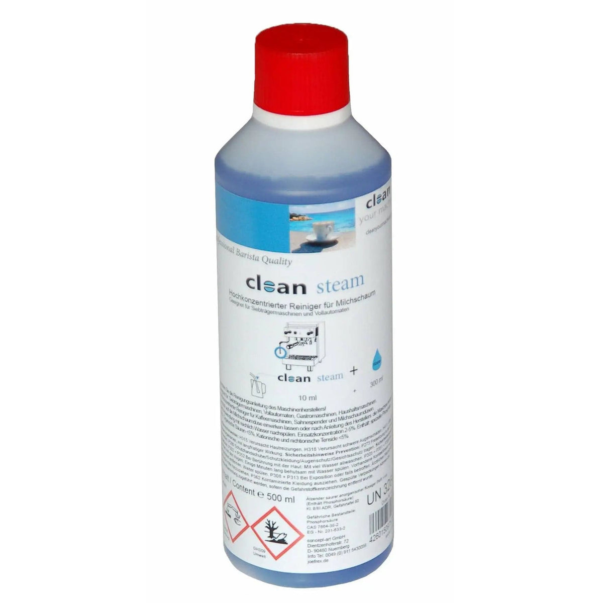 Clean Steam Dampflanzen-Reiniger 0,5 Liter Reiniger und Entkalker JoeFrex - rhiinland.com