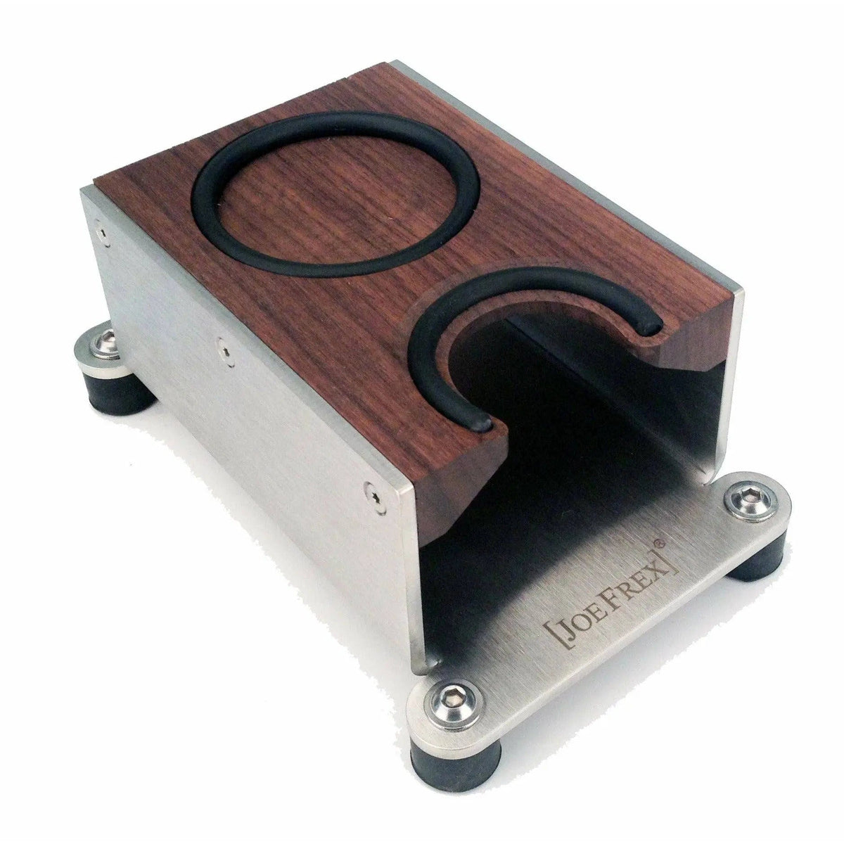 Tamping Station Walnut Tamper Station JoeFrex - rhiinland.com