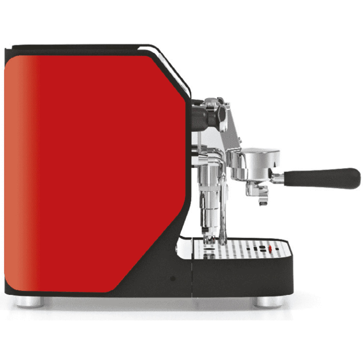 Vibiemme VBM New DOMOBAR Super Digital - Druckprofile, Dualboiler, Getriebepumpe, verschiedene Farben Espressomaschinen VBM Rot - rhiinland.com