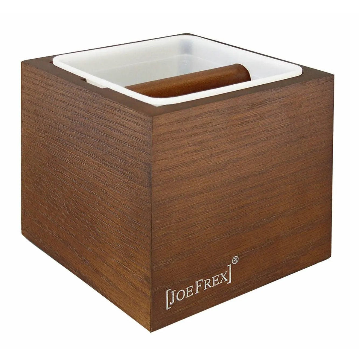 Abschlagbehälter Classic braun Holz Abschlagbehälter JoeFrex - rhiinland.com