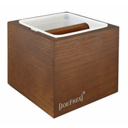 Abschlagbehälter Classic braun Holz Abschlagbehälter JoeFrex - rhiinland.com