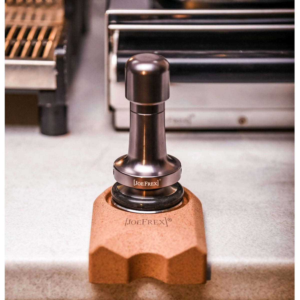 Tamping Matte Kork - Recycelter Kork Tamper Matte JoeFrex - rhiinland.com