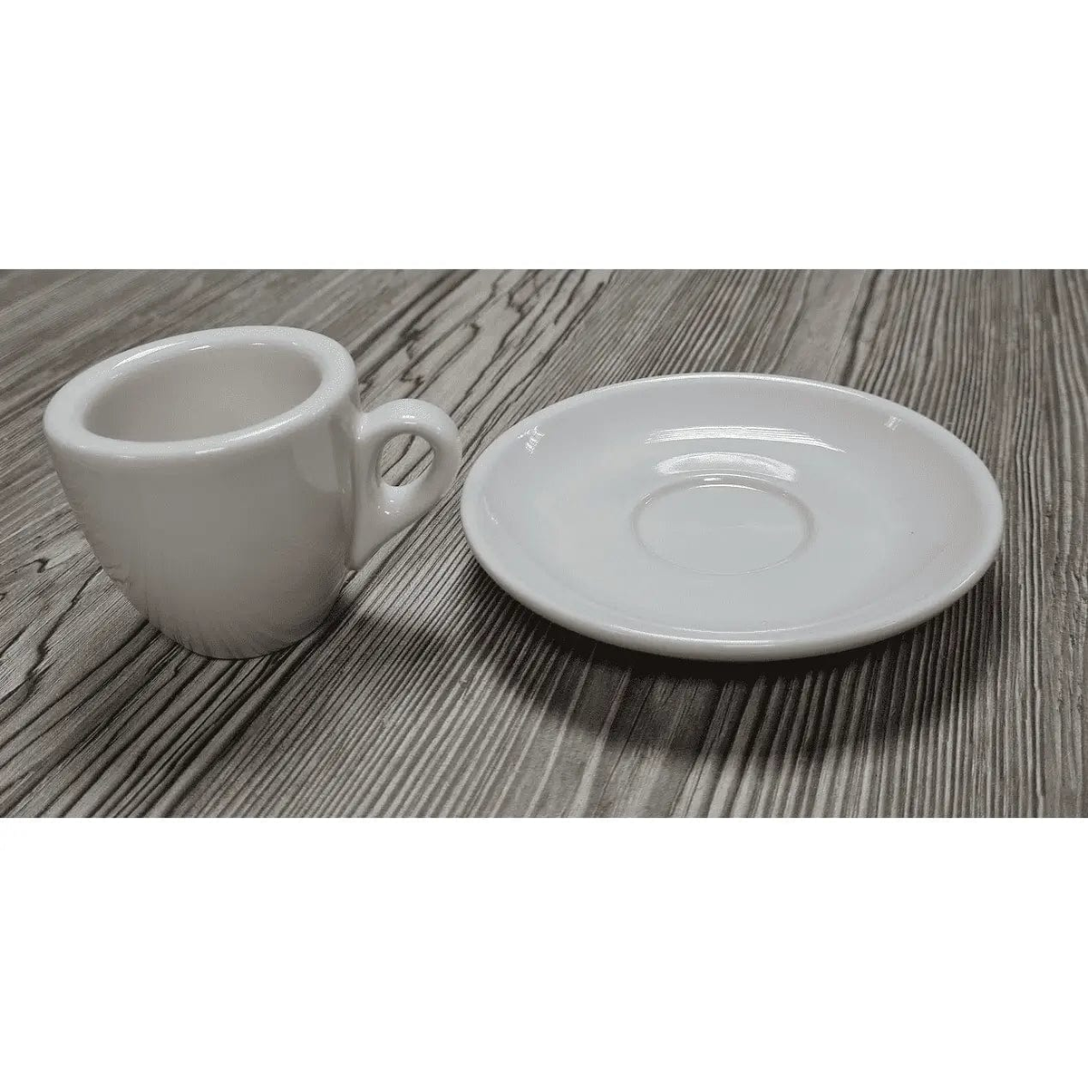 Espresso Tasse und Untertasse Weiß Serie Palermo von Nuova Point 56 ml Espressotasse Nuova Point - rhiinland.com