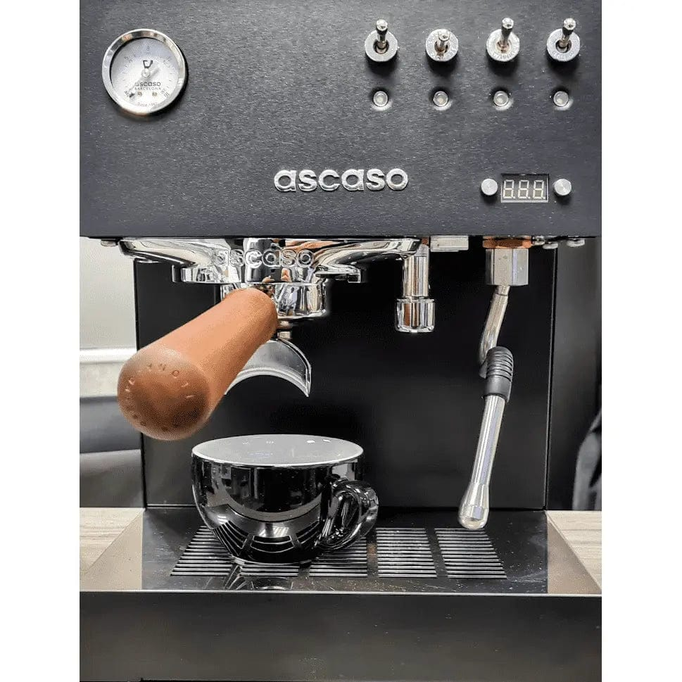 Cappuccino Tasse und Untertasse Schwarz Serie Palermo von Nuova Point 200 ml Cappuccinotasse Nuova Point - rhiinland.com