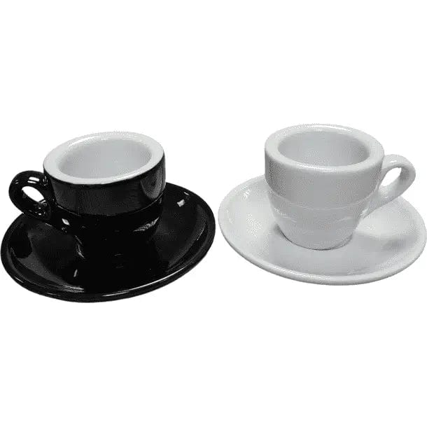 Espresso Tasse und Untertasse Weiß Serie Palermo von Nuova Point 56 ml Espressotasse Nuova Point - rhiinland.com