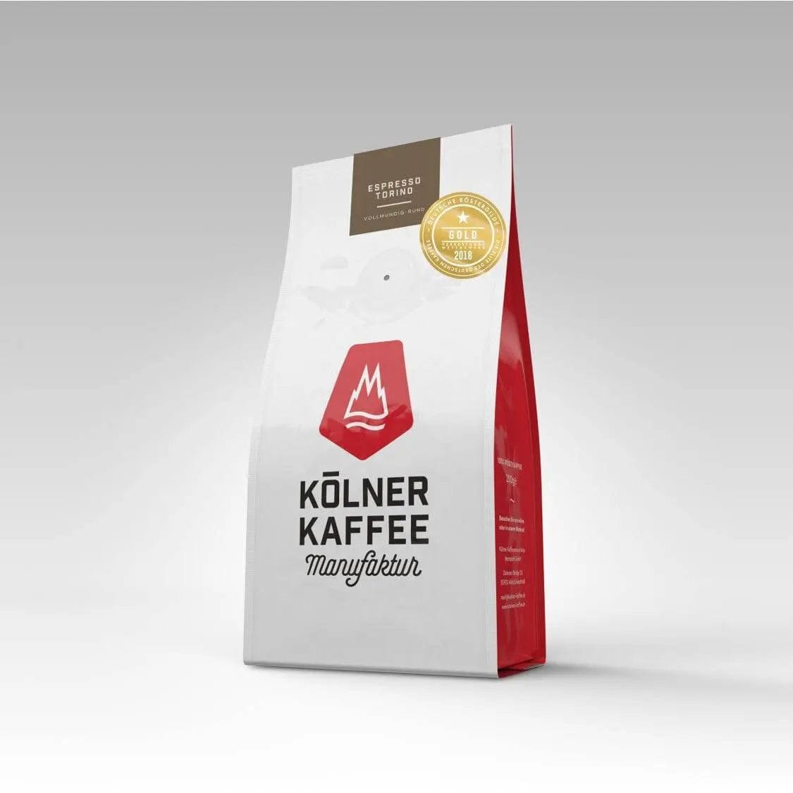 Espresso Torino - Kölner Kaffeemanufaktur Kaffee Kölner Kaffeemanufaktur Ganze Bohnen 250 Gramm - rhiinland.com