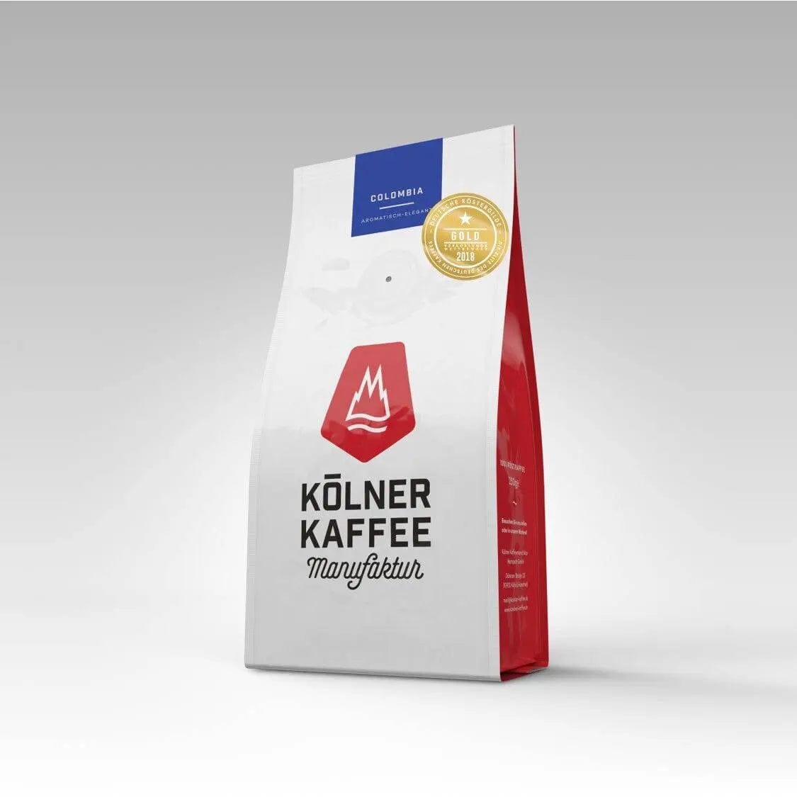 Colombia Kaffeebohnen - Kölner Kaffeemanufaktur Kaffee Kölner Kaffeemanufaktur Ganze Bohnen 250 Gramm - rhiinland.com