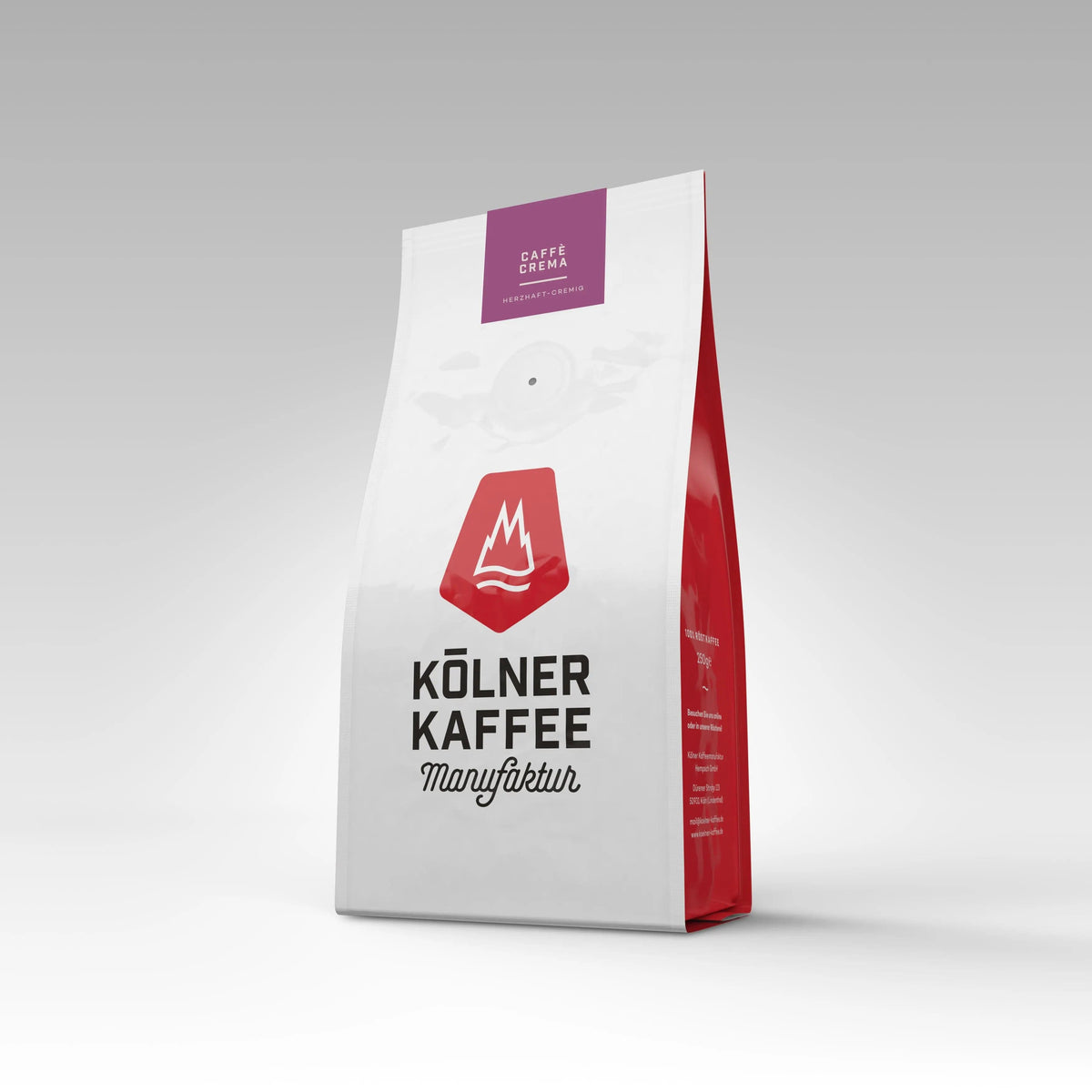 Caffè Crema - Kölner Kaffeemanufaktur Kaffee Kölner Kaffeemanufaktur Ganze Bohnen 250 Gramm - rhiinland.com