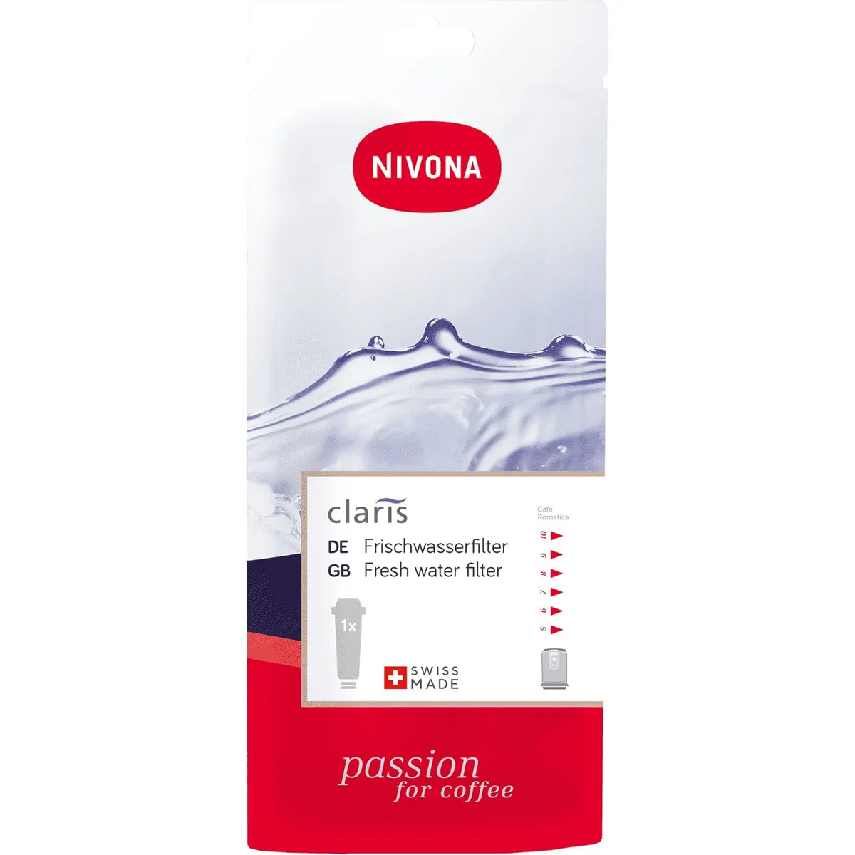Nivona CLARIS Frischwasserfilter - NIRF 7000 Wasserfilter Nivona - rhiinland.com