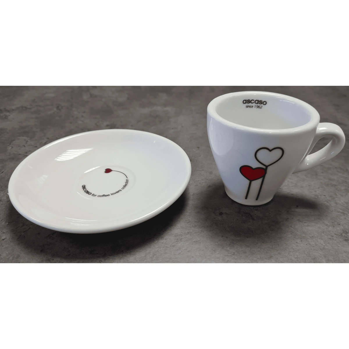 Ascaso "Love-Herz" Espresso Tasse Weiß Ascaso - rhiinland.com
