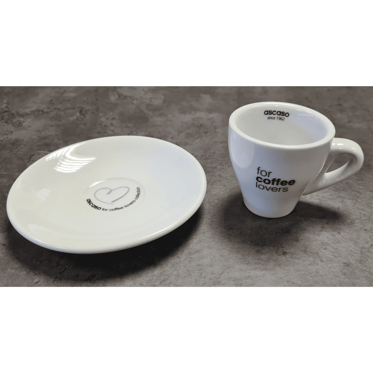 Ascaso "For Coffee Lovers" Espresso Tasse Weiß - V.3502 Ascaso - rhiinland.com