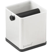 Abschlagbehälter Metall S - Inox glänzend Edelstahl Abschlagbehälter JoeFrex - rhiinland.com