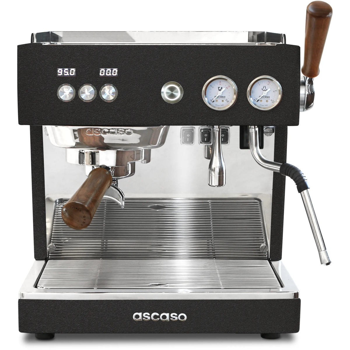 ascaso Baby T Zero - Schwarz - Thermoblock und Dampfkessel Espressomaschinen Ascaso Schwarz - rhiinland.com