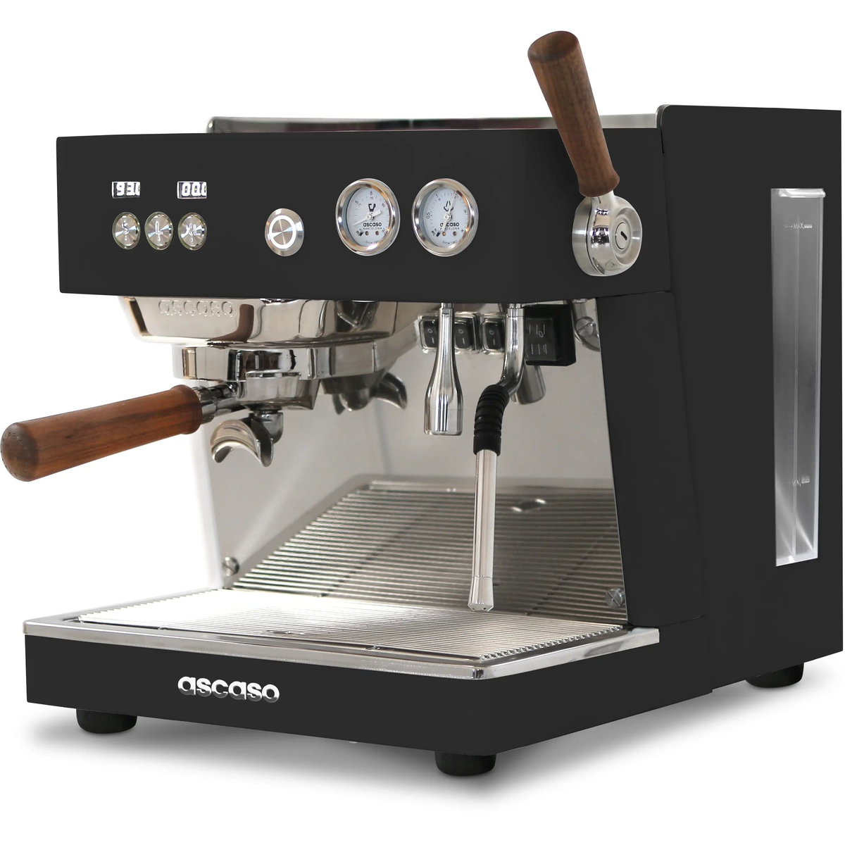 ascaso Baby T Zero - Schwarz - Thermoblock und Dampfkessel Espressomaschinen Ascaso - rhiinland.com