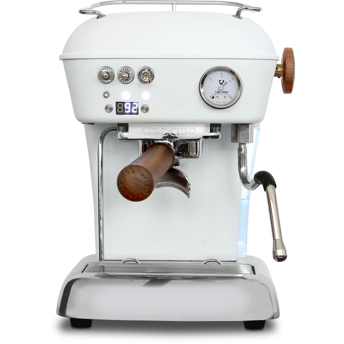 Ascaso DREAM PID 9 verschiedene Farben - Schnell startbereit Espressomaschinen Ascaso Weiß - rhiinland.com