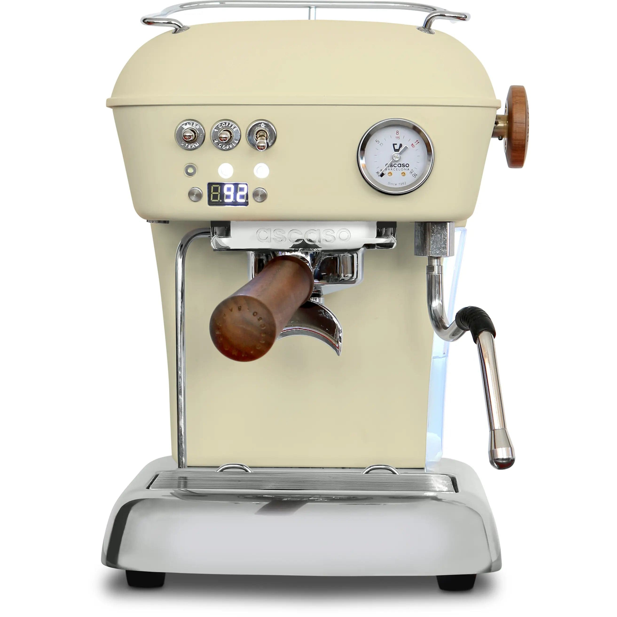 Ascaso DREAM PID 9 verschiedene Farben - Schnell startbereit Espressomaschinen Ascaso Creme - rhiinland.com