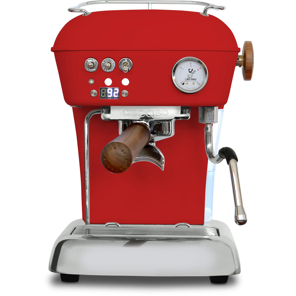 Ascaso DREAM PID 9 verschiedene Farben - Schnell startbereit Espressomaschinen Ascaso Rot - rhiinland.com