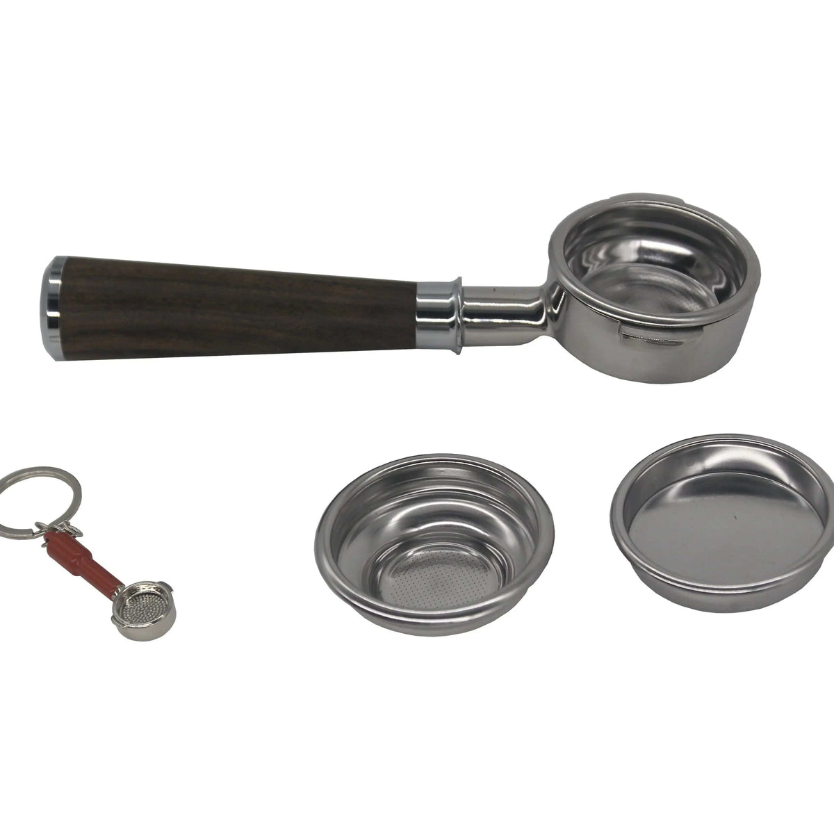 Siebträger Set E61 ohne Boden Ebenholz mit Zubehör Siebträger monkano - rhiinland.com
