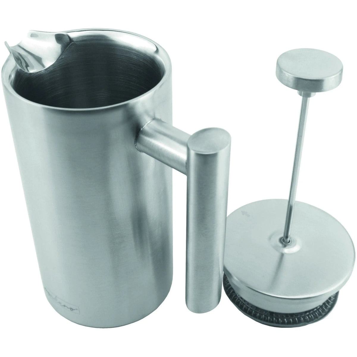 Pressstempelkanne "Monza" Edelstahl - Isolierfunktion 1000 ml French Press isoliert French Press monkano - rhiinland.com