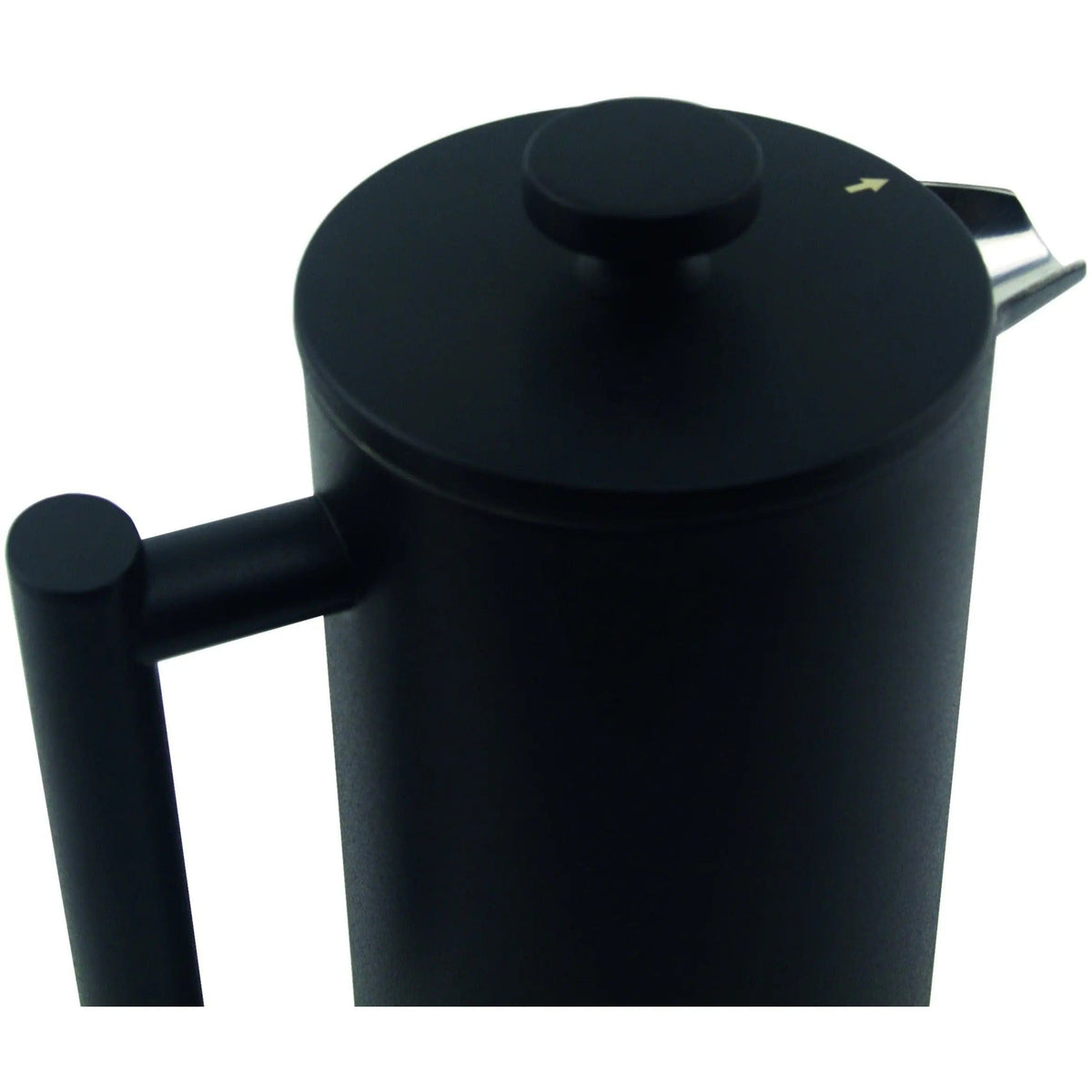 Pressstempelkanne "Monza" Edelstahl schwarz - Isolierfunktion 1000 ml French Press isoliert French Press monkano - rhiinland.com