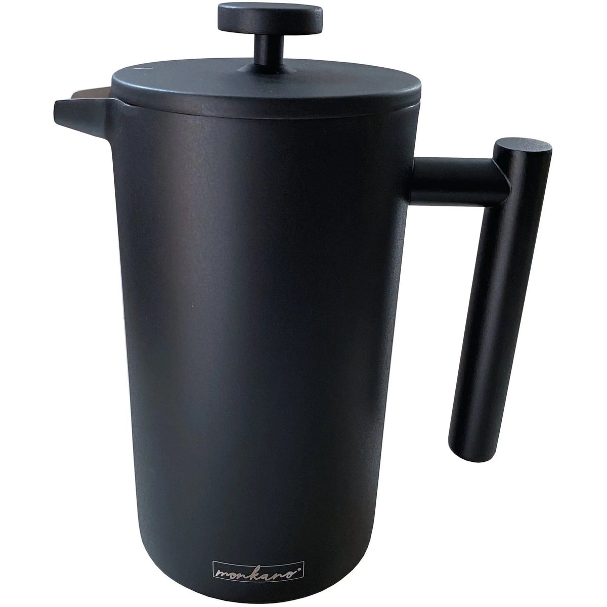 Pressstempelkanne "Monza" Edelstahl schwarz - Isolierfunktion 1000 ml French Press isoliert French Press monkano - rhiinland.com