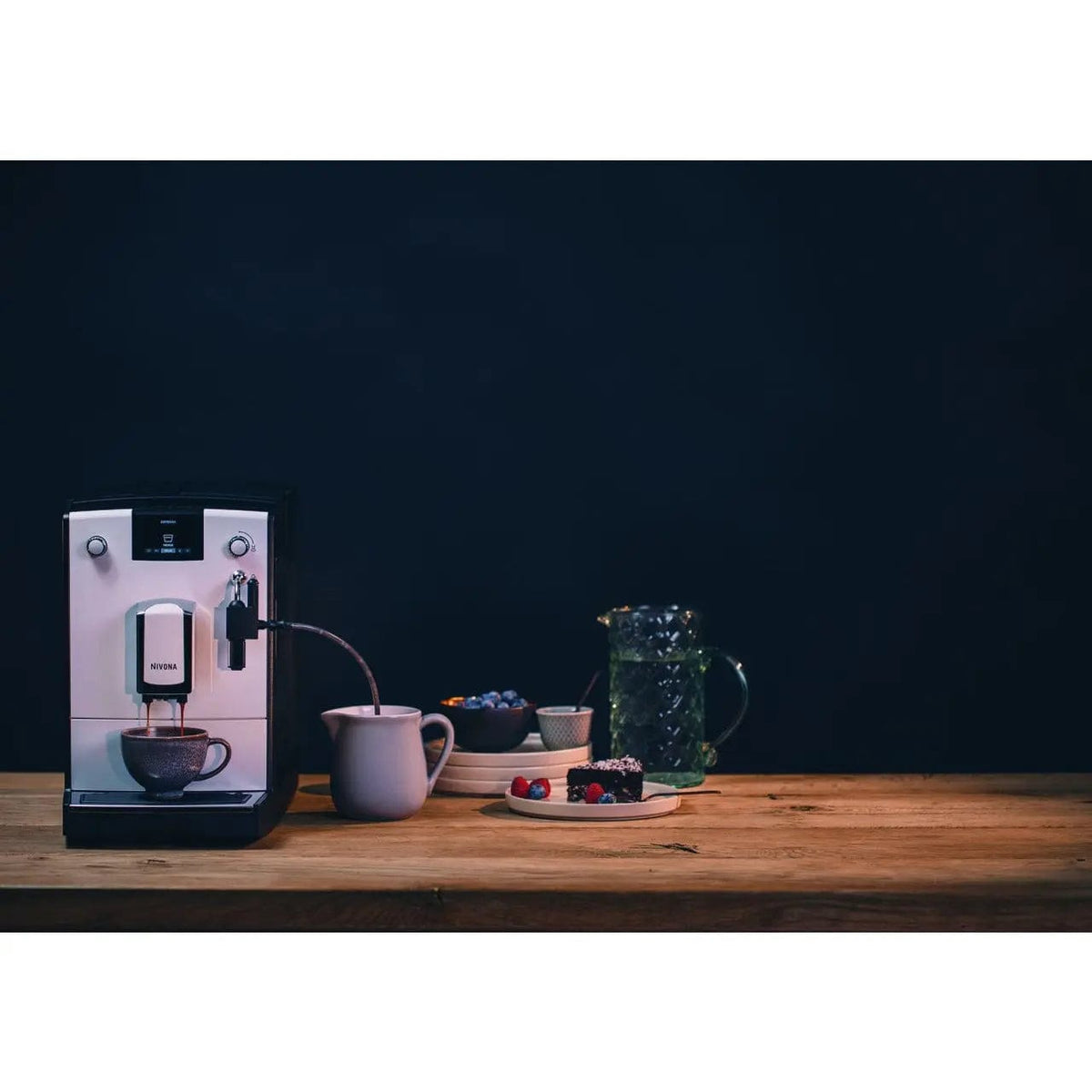 Nivona NICR 5'60 Weiß – Chrom – Kaffeevollautomat Kaffeevollautomat Nivona - rhiinland.com