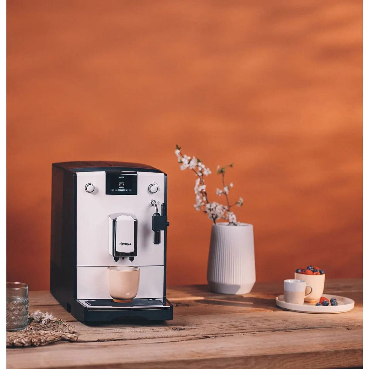 Nivona NICR 5'60 Weiß – Chrom – Kaffeevollautomat Kaffeevollautomat Nivona - rhiinland.com