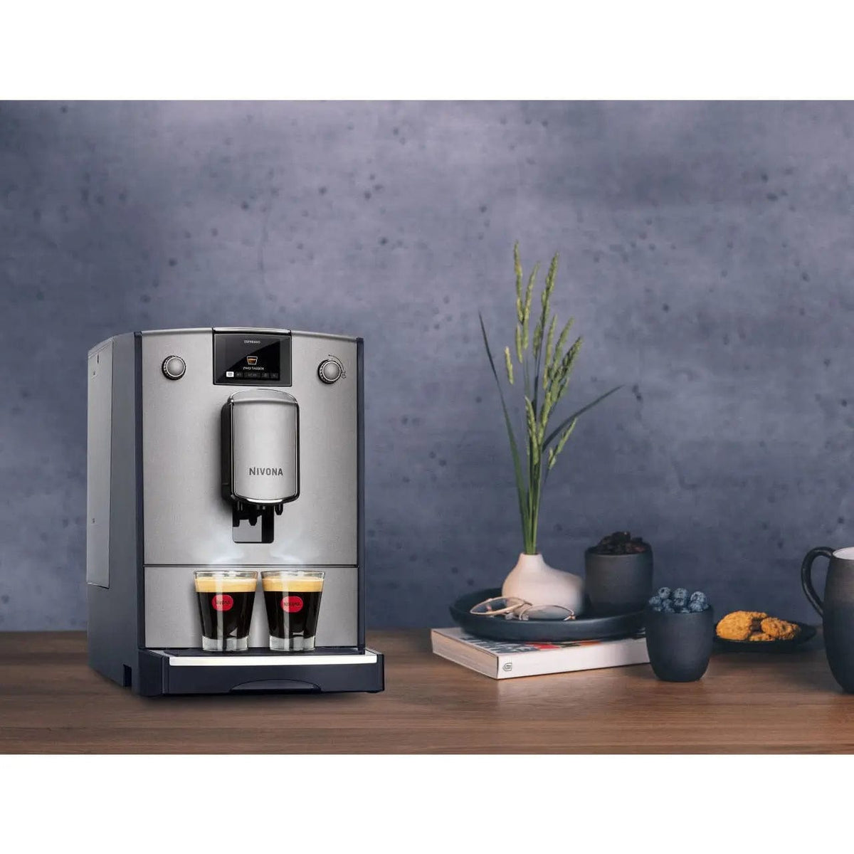 Nivona NICR 6'95 Titan – Chrom – Kaffeevollautomat Kaffeevollautomat Nivona - rhiinland.com